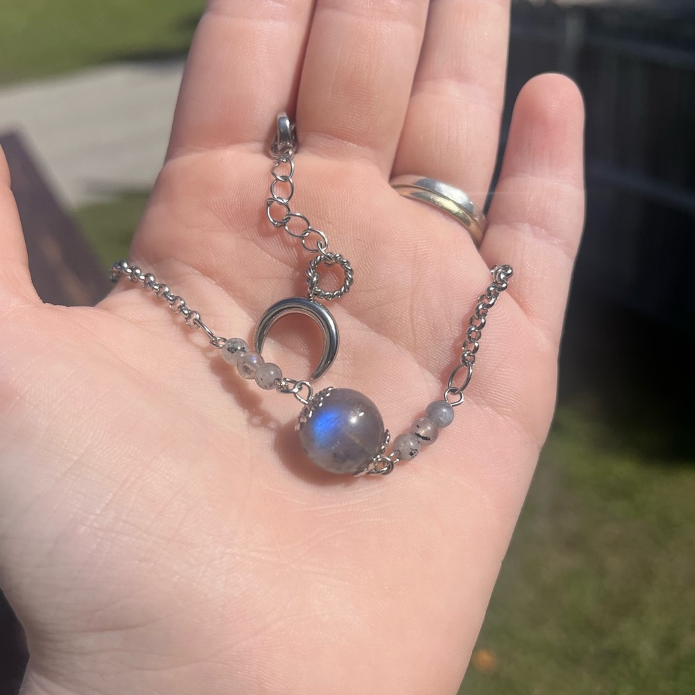 Labradorite Necklace Or Choker